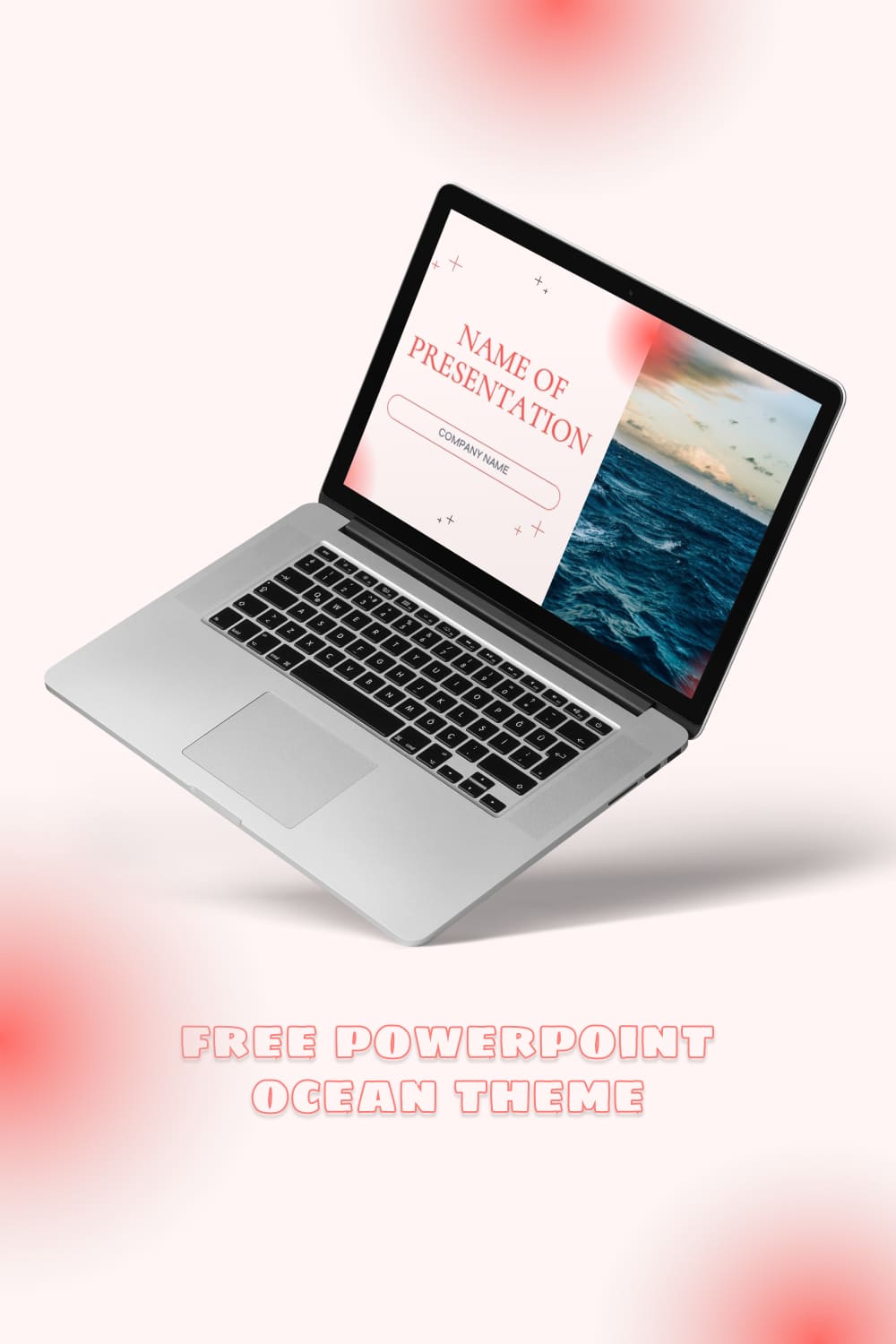 Free powerpoint ocean theme - pinterest image preview.