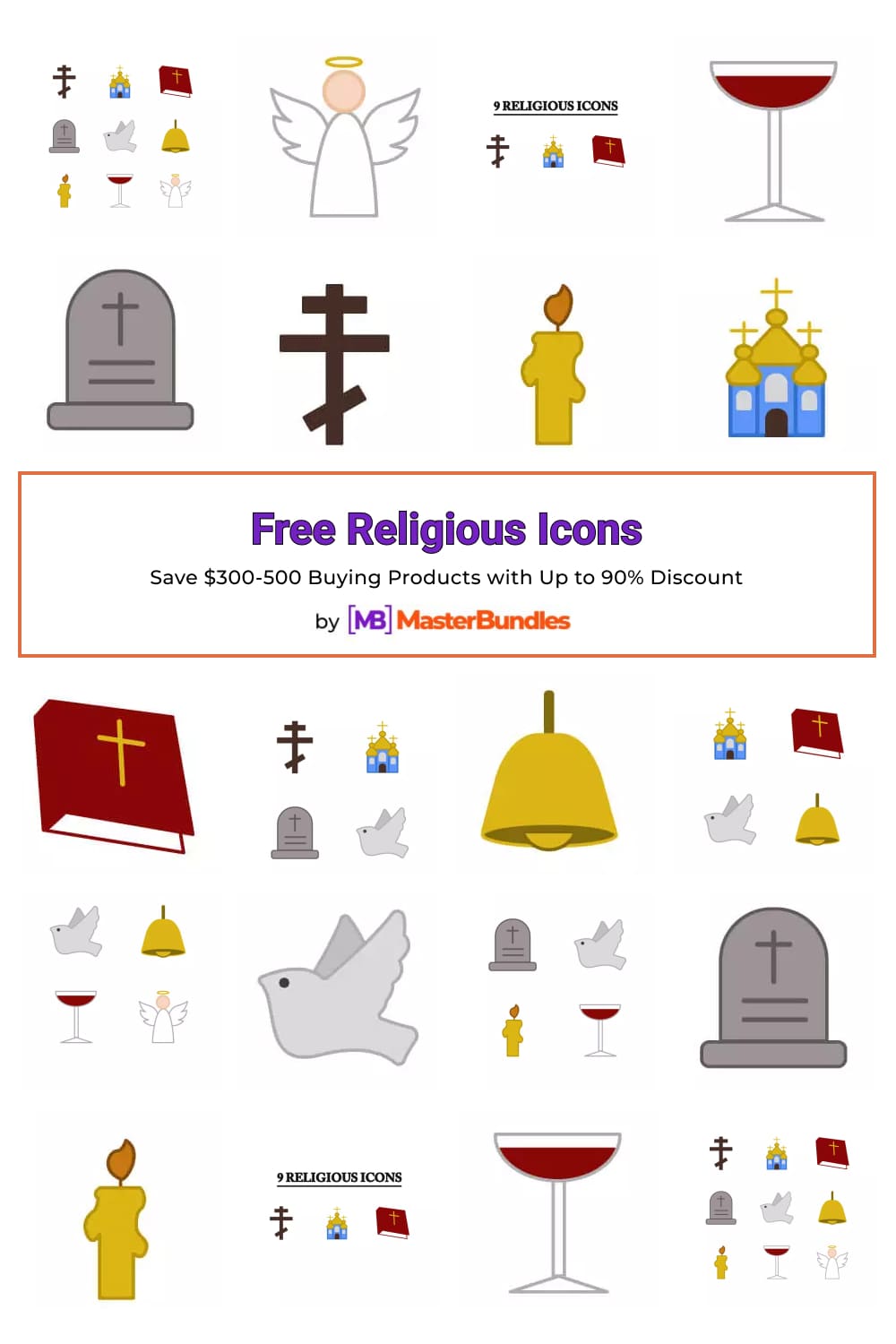 Free Religious Icons Pinterest image.