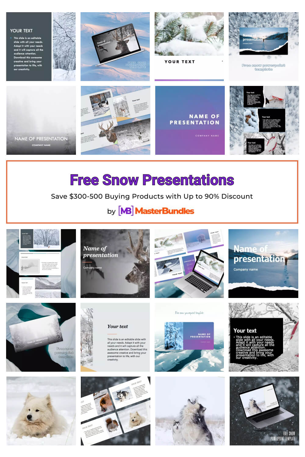 free snow presentations pinterest image.