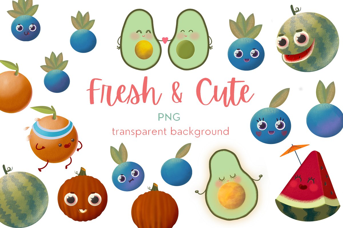 Fresh & cute food features.