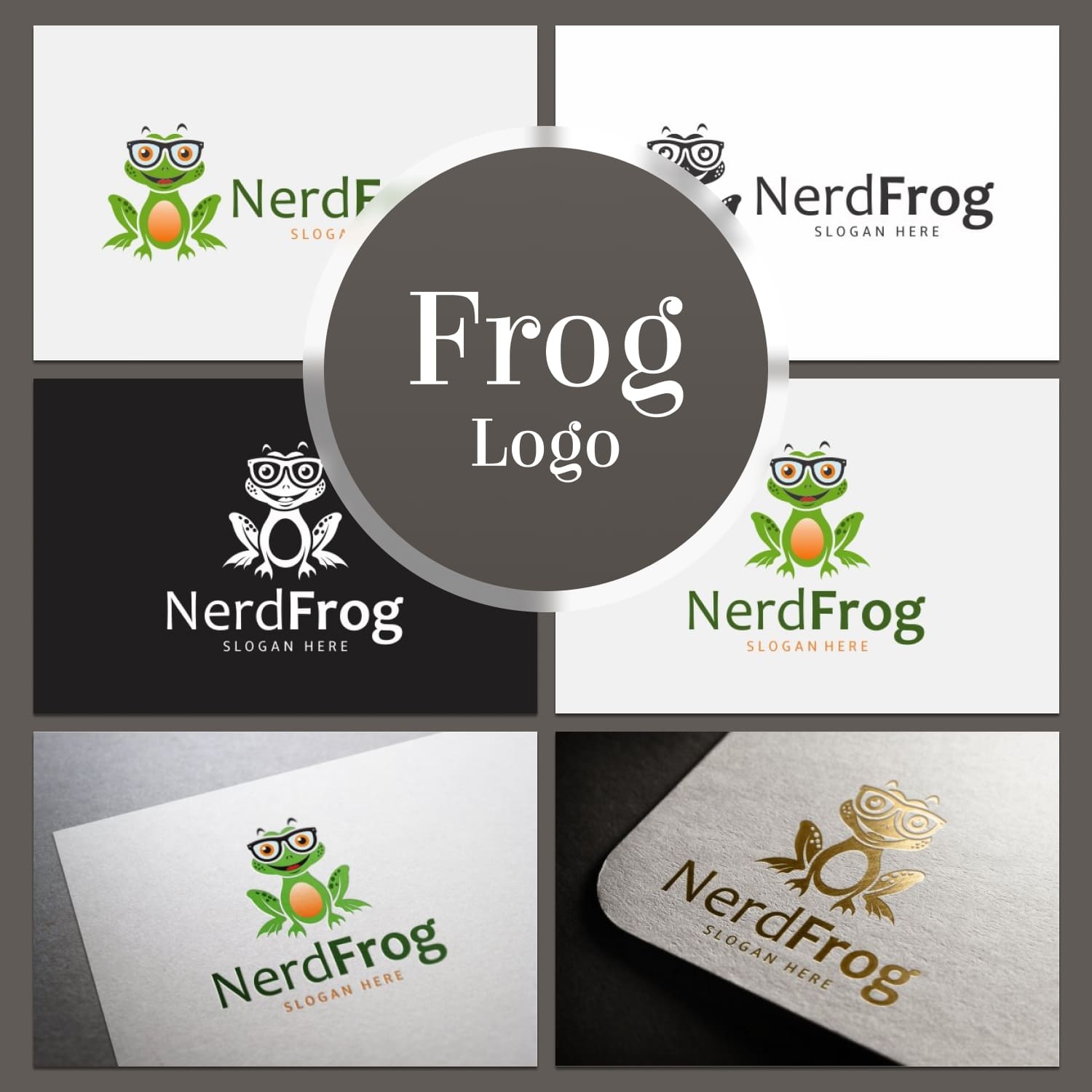 Frog logo - main image preview.