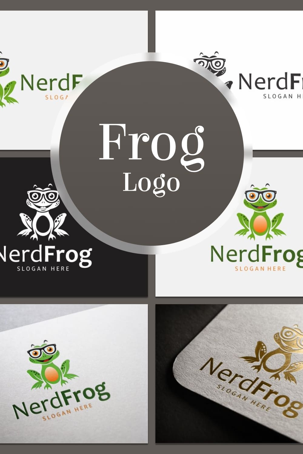Frog logo - pinterest image preview.