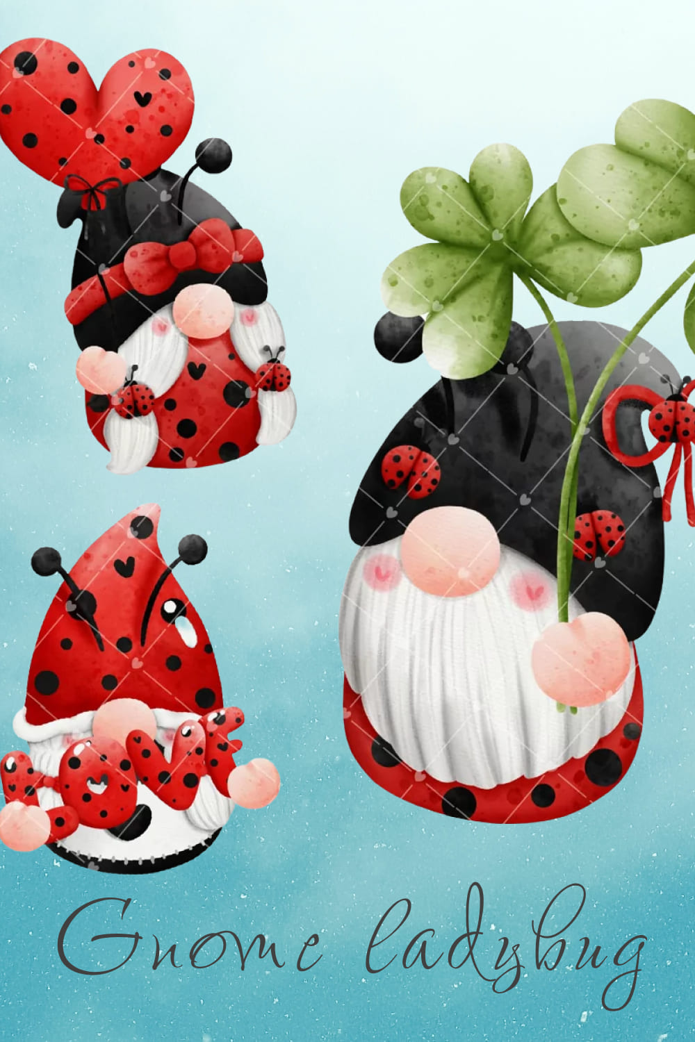 Gnome ladybug - pinterest image preview.