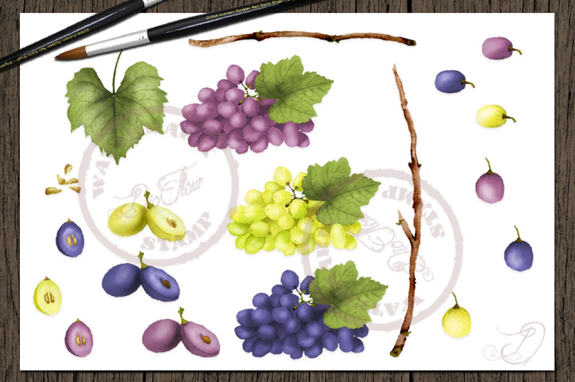 Three grapes options.