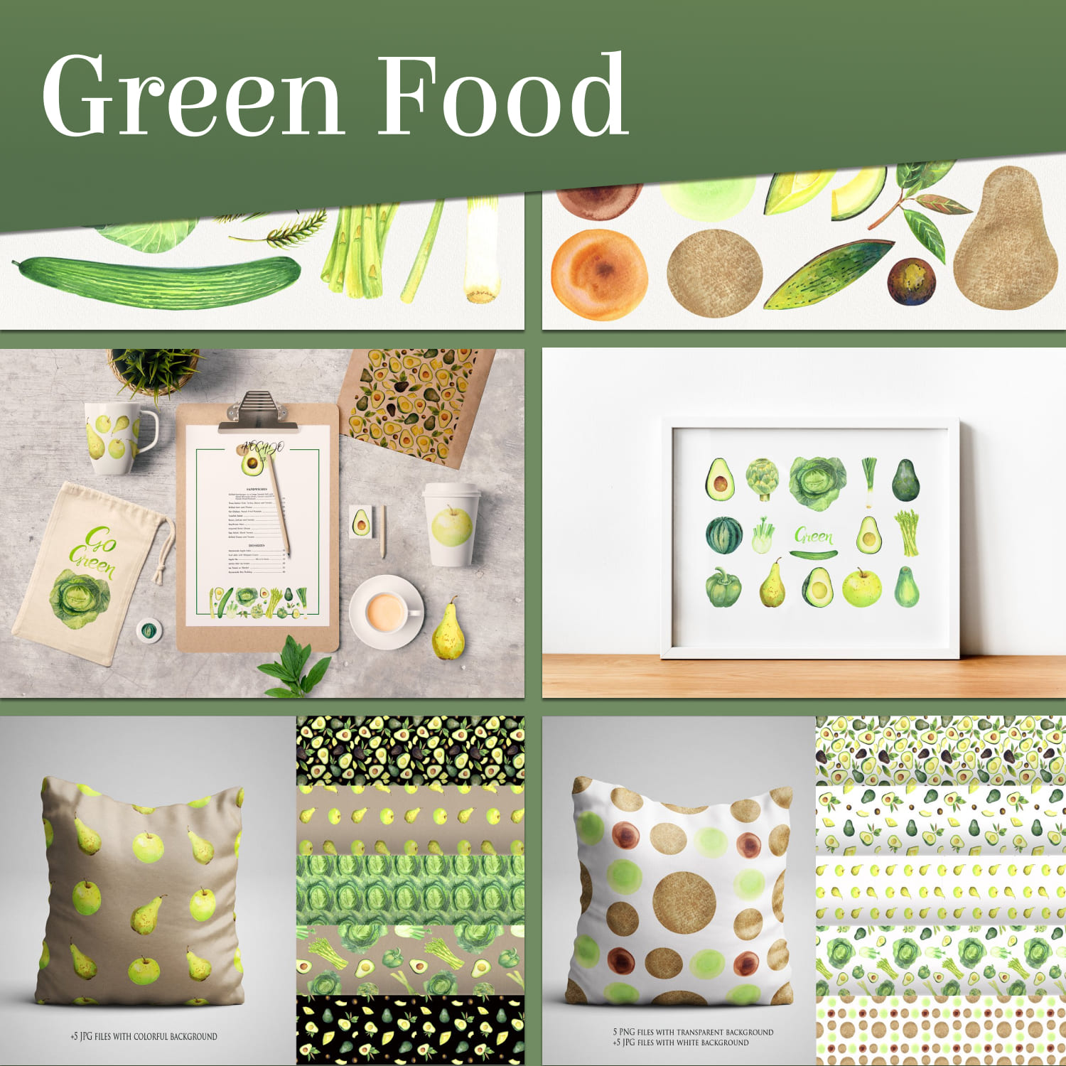 Green food - main image preview.
