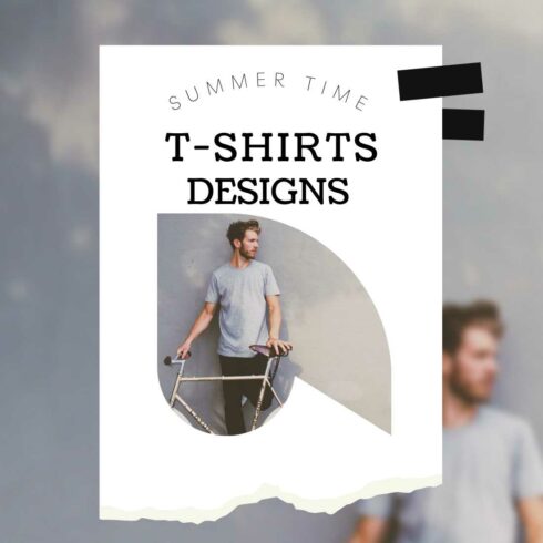 Pack of 5 Summer T-shirts Designs cover image.