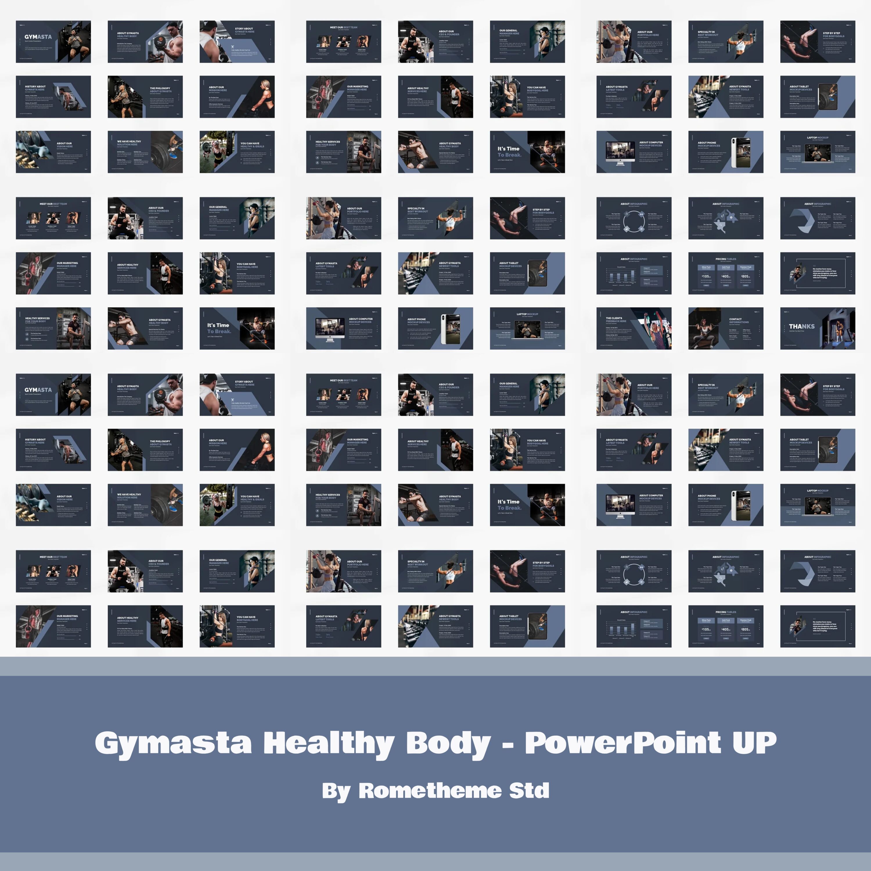 Gymasta Healthy Body - PowerPoint UP.