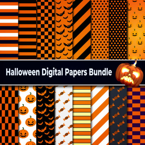 halloween digital paper bundle 2
