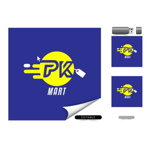 PK Mart Logo Template
