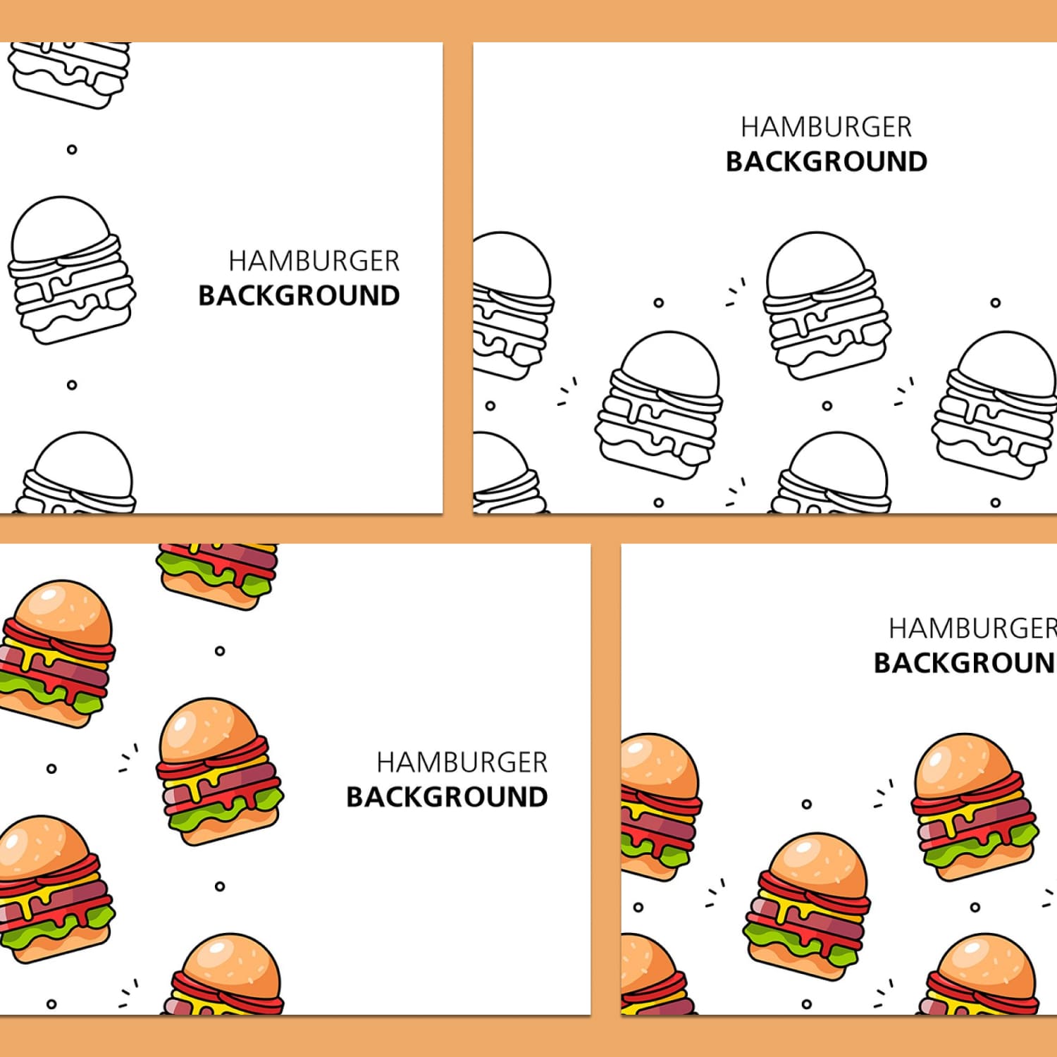 Hamburger background created by volyk.nataliia.