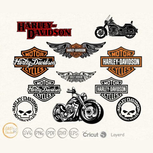 Harley davidson SVG - main image preview.