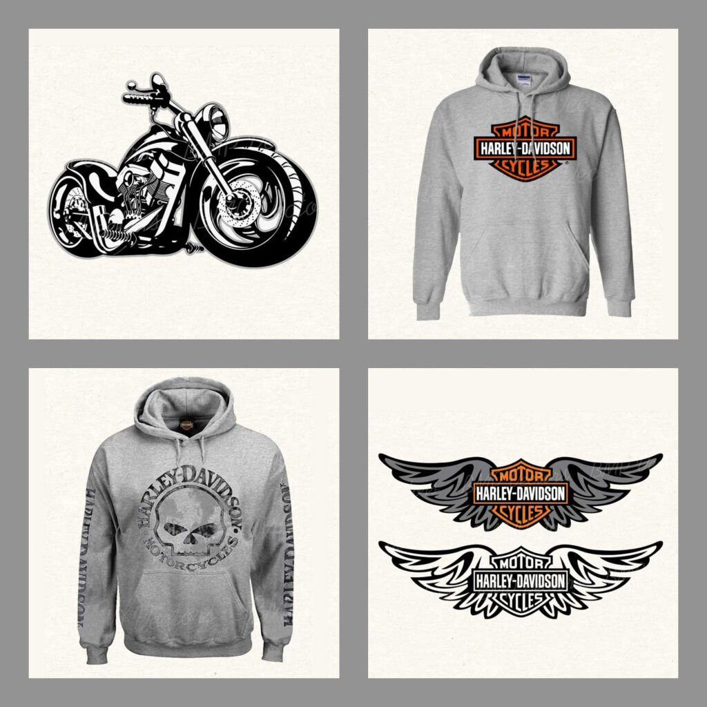 Harley Davidson Svg Motorcycle Vehicle Clipart Masterbundles