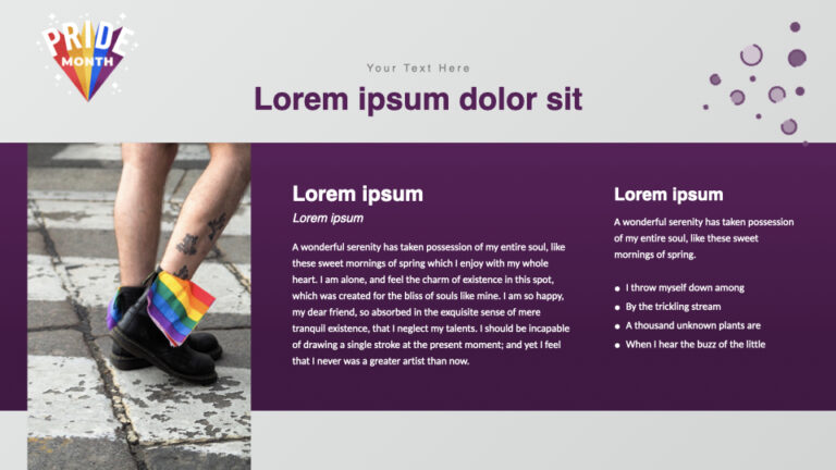 LGBTQ History Month Presentation Template – MasterBundles