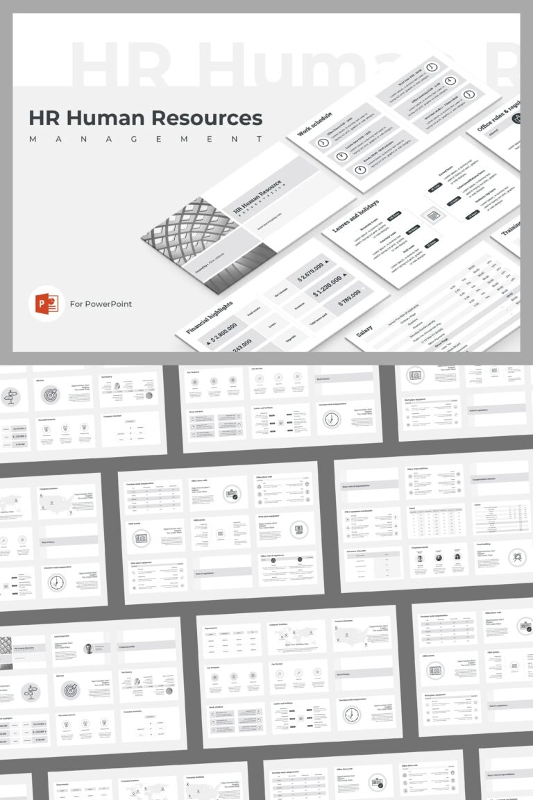 HR Human Resources PowerPoint – MasterBundles
