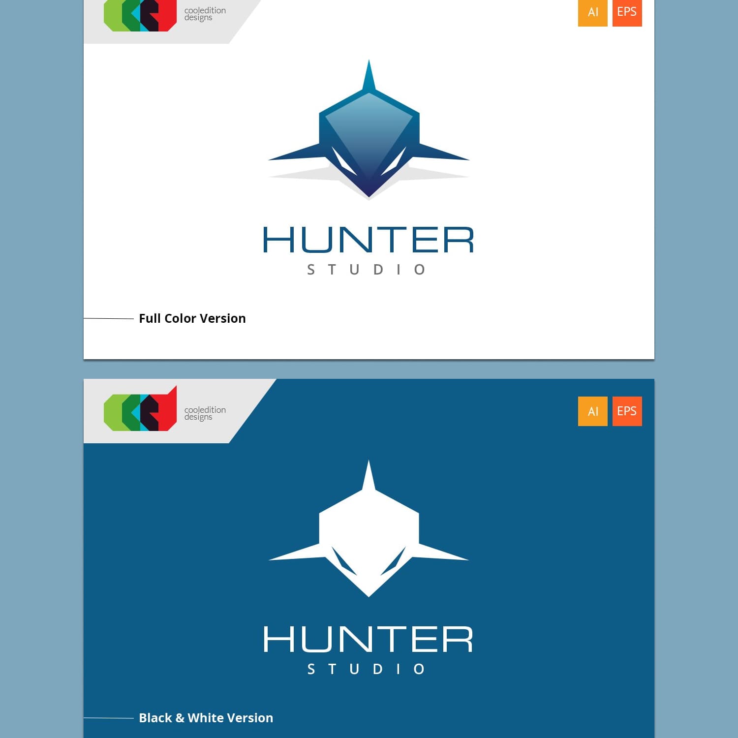 Hunter - Logo Template created by Cooledition.
