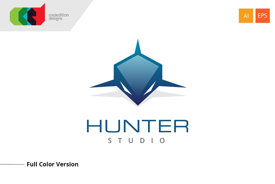 Cover image of Hunter logo template.