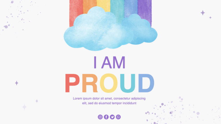 I'm Proud LGBTQ Presentation Template – MasterBundles