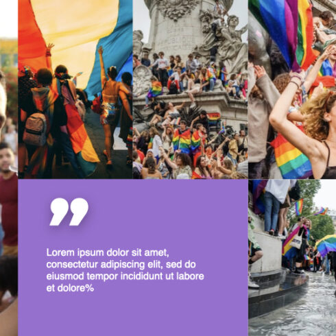 I'm Proud LGBTQ Presentation Template | Master Bundles