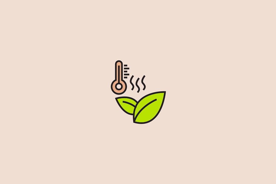Houseplant icon for your project.