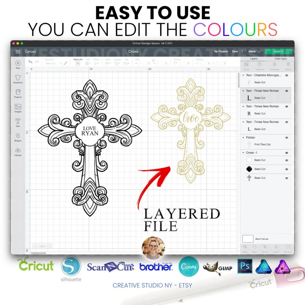 Cross SVG, Crosses Clipart, Christian Svg Files – MasterBundles
