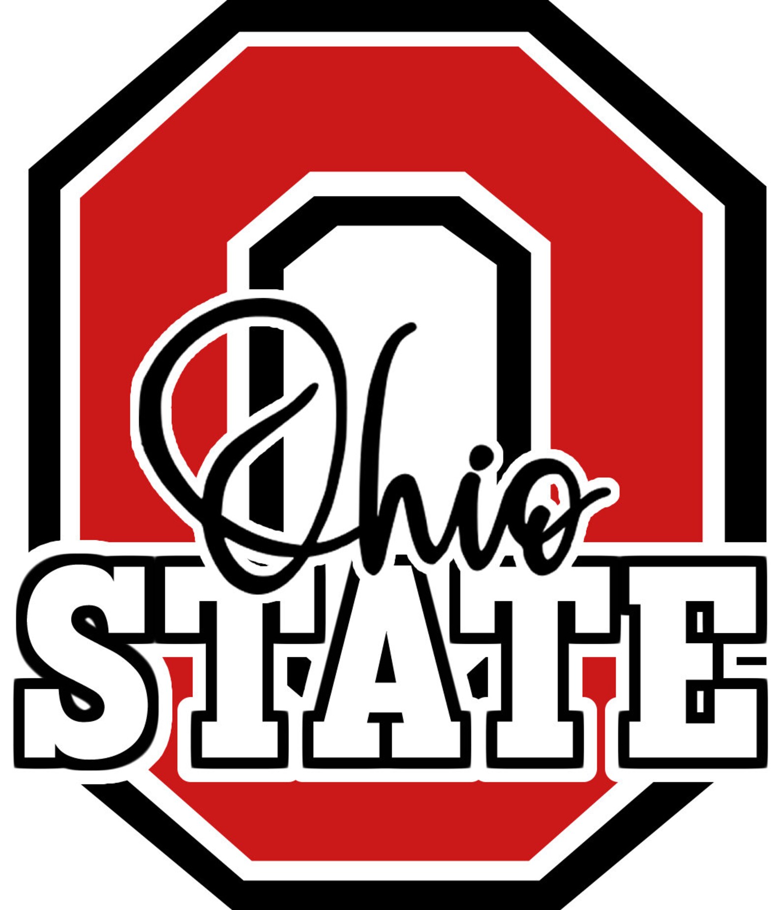 Red logo for Ohio state.