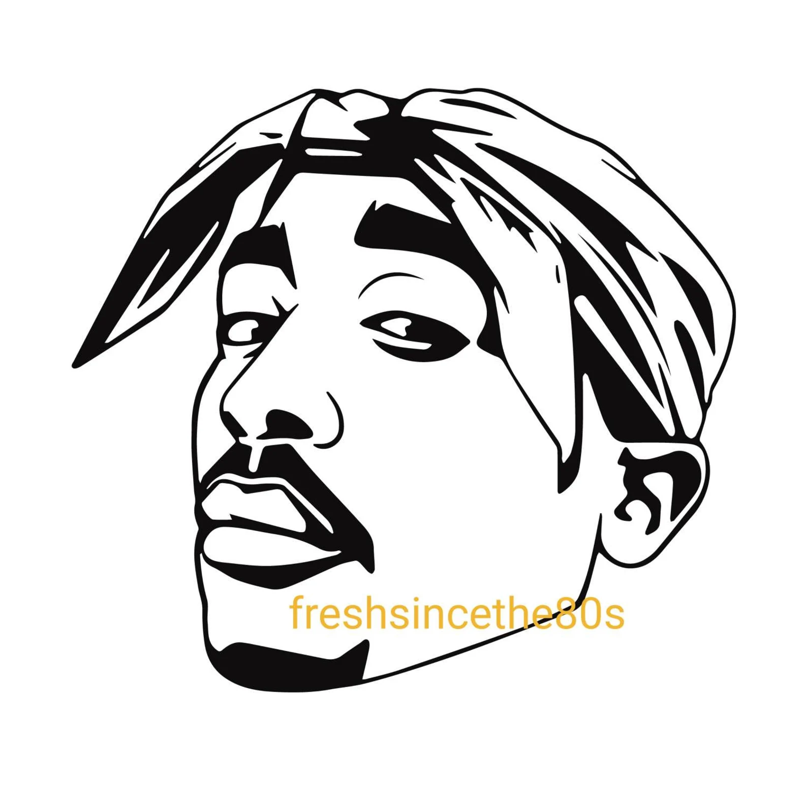 Serious Tupac face.