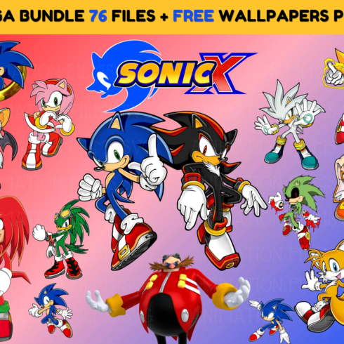 Sonic PNG – Collection of Digital File | Master Bundles