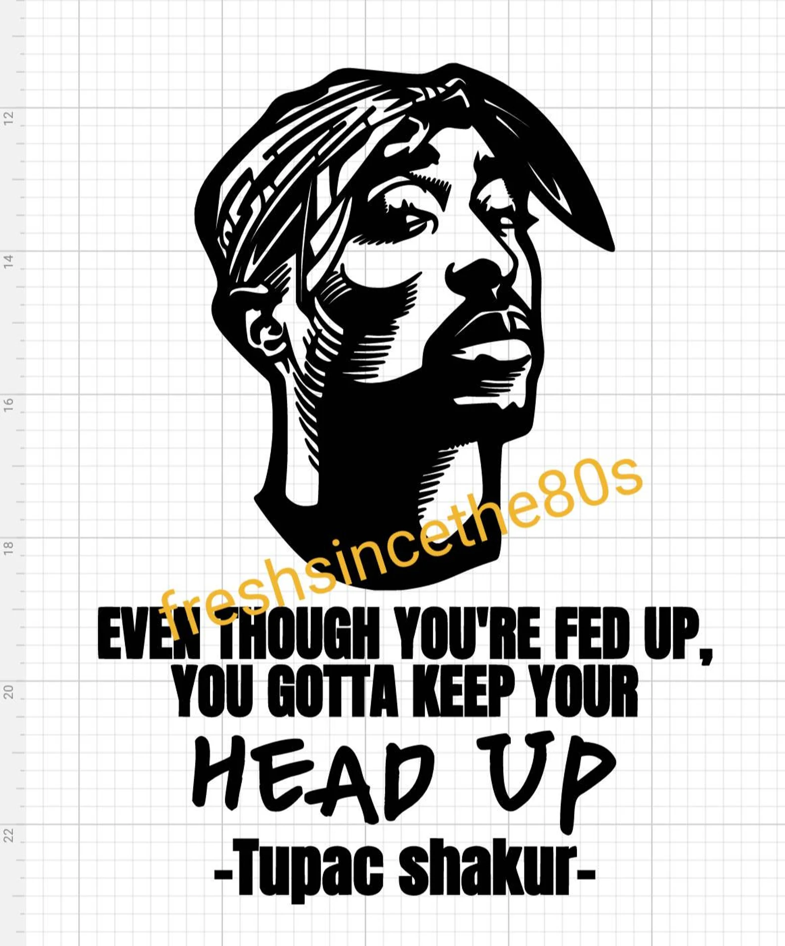 Classic Tupac photo for poster.