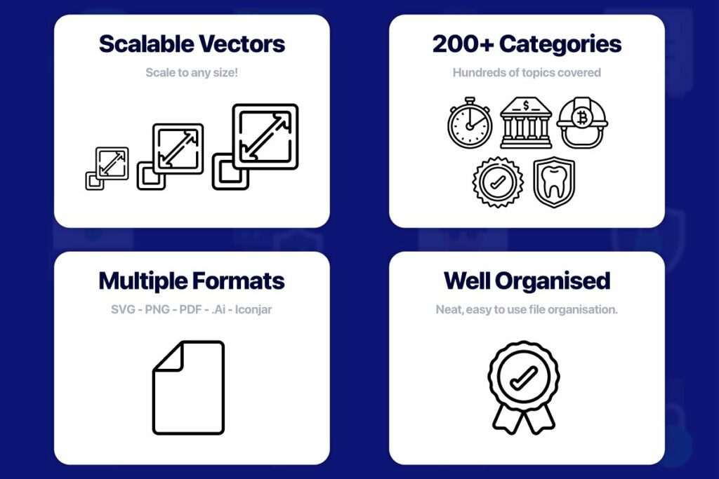 JuicyIcons Line Bundle: 13,000 Icons – MasterBundles