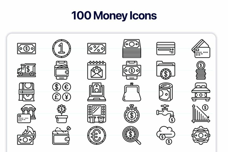 JuicyIcons Line Bundle: 13,000 Icons – MasterBundles
