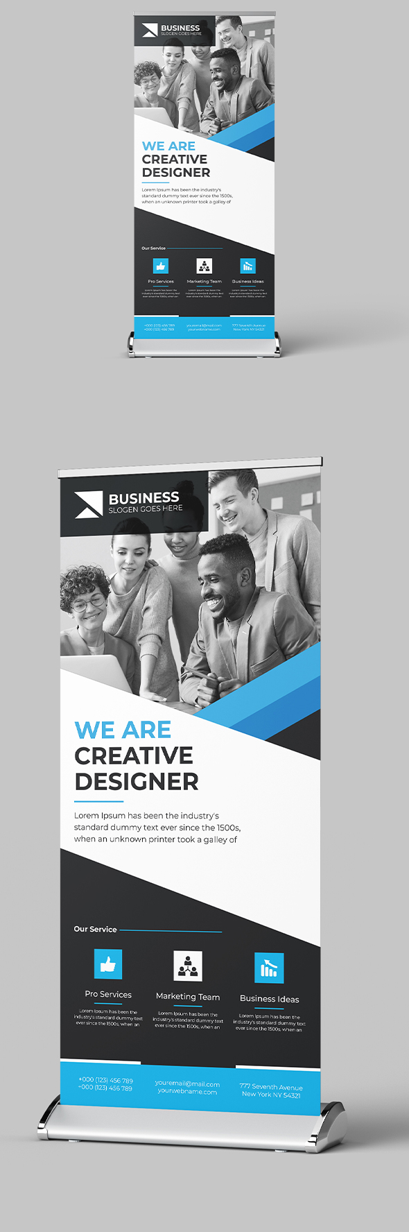 Business Roll Up Banner.