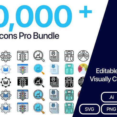 70,000+ Juicy Icons Pro Bundle | Master Bundles