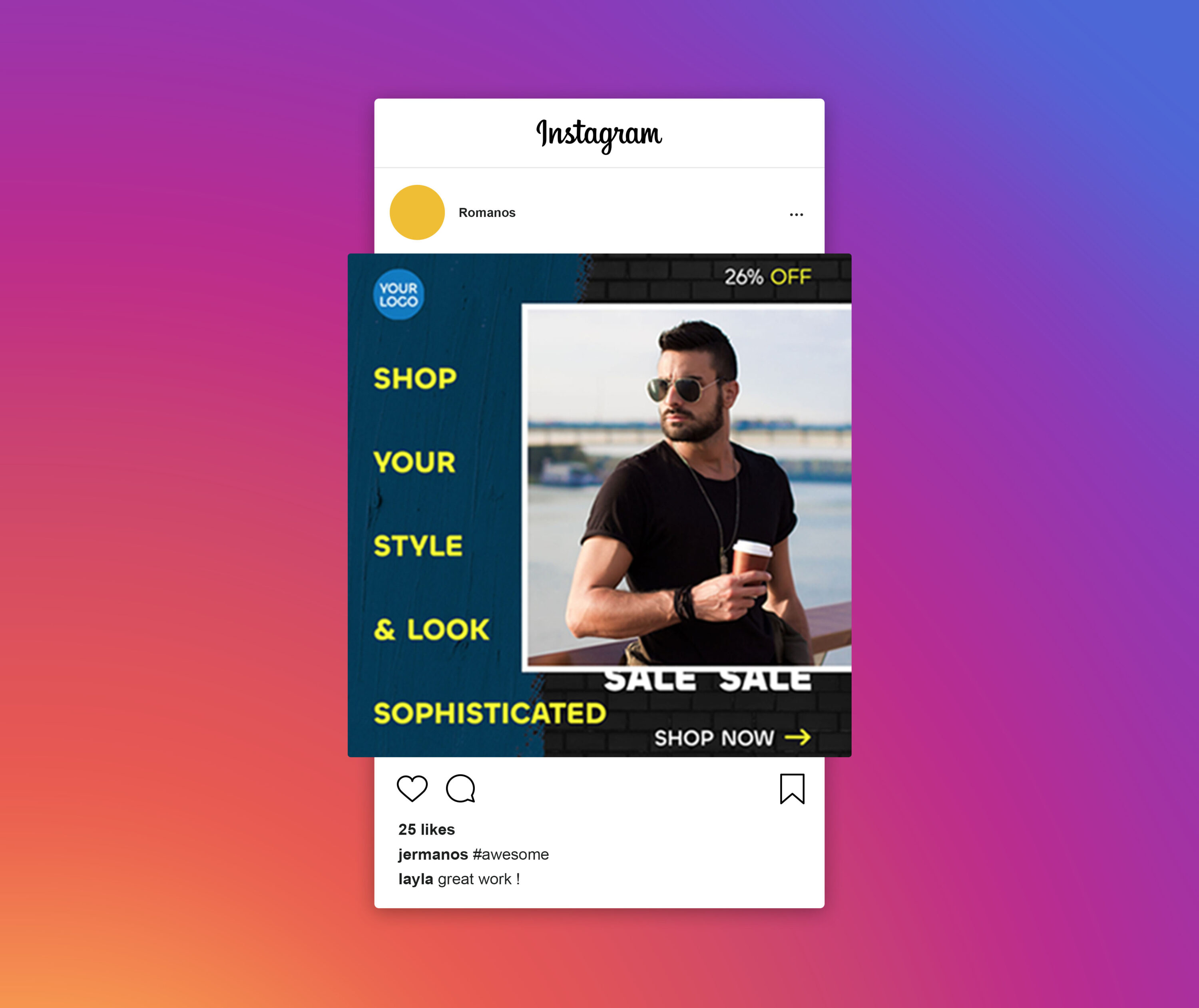Sale And Fashion - Social Media Post Bundle Tamplates For Instagram Example.
