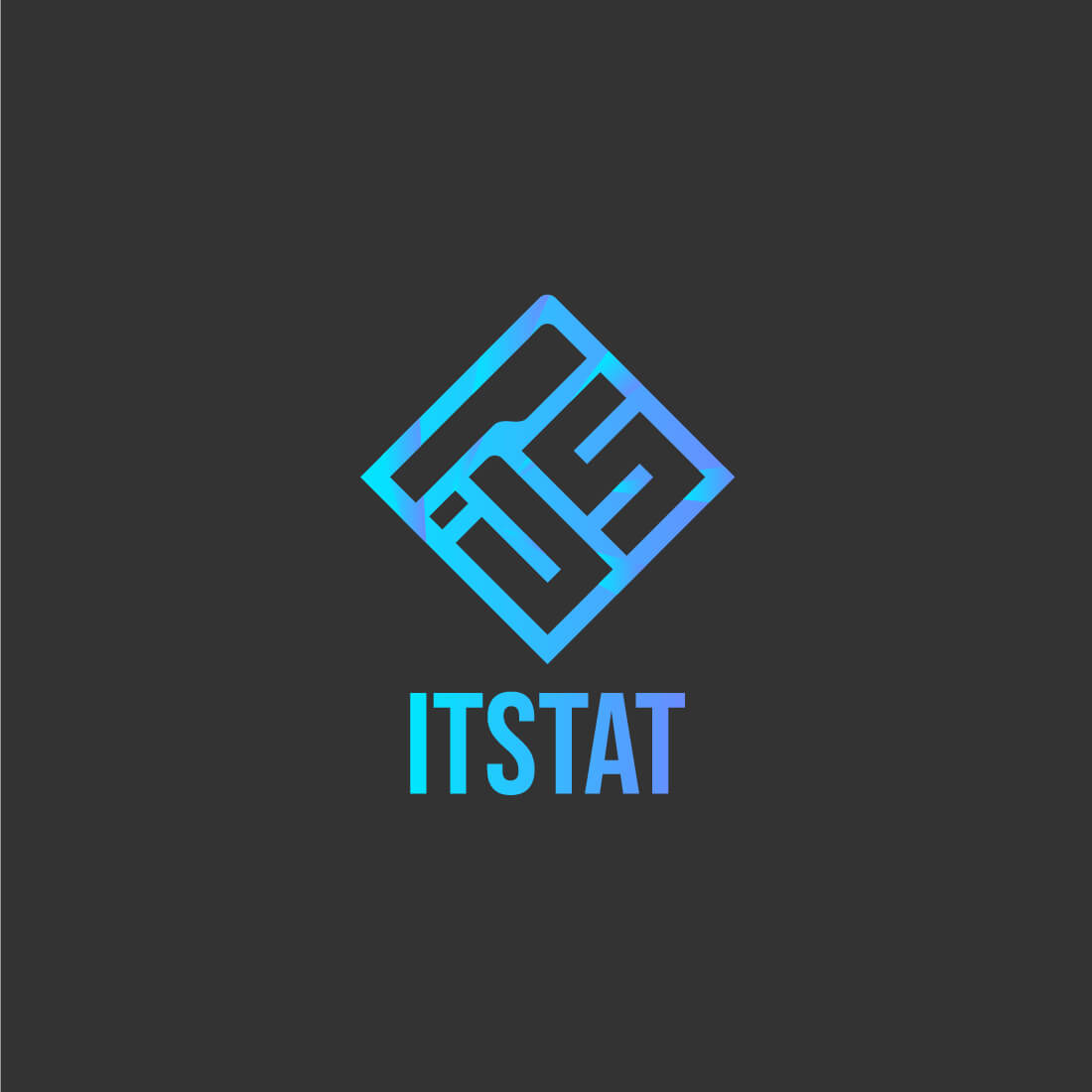 IT Stat Logo Design - IT Company Logo Template