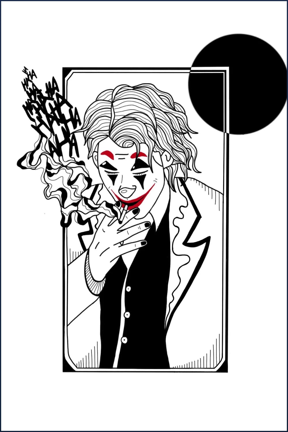 Joker portret.