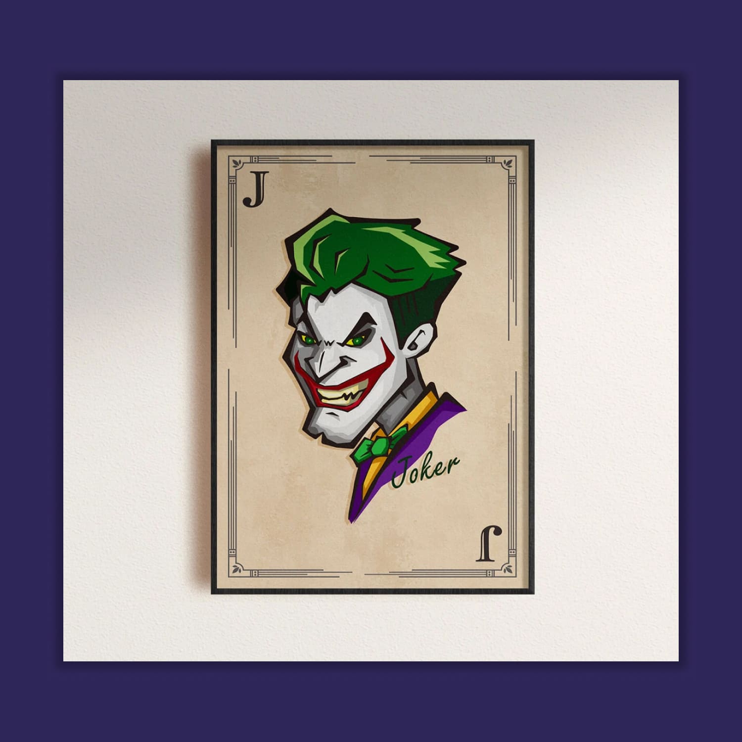 Joker art SVG cover.