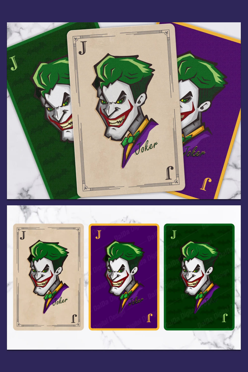 Joker art SVG.