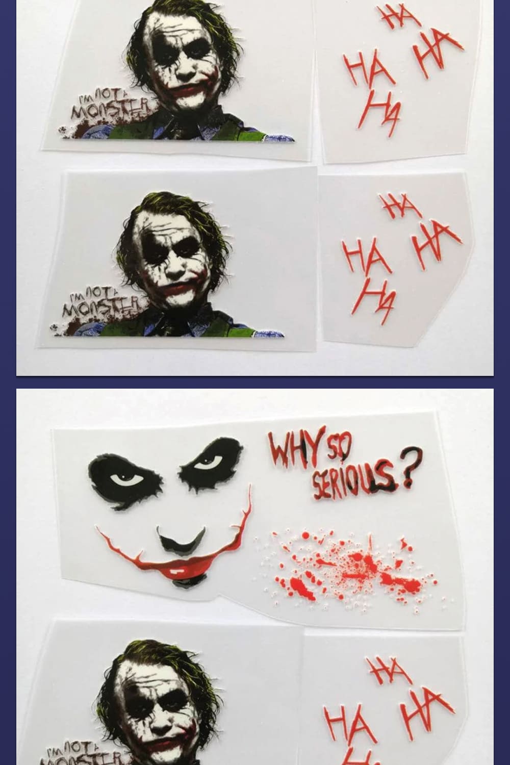 joker iron on stickers for custom shoes 05