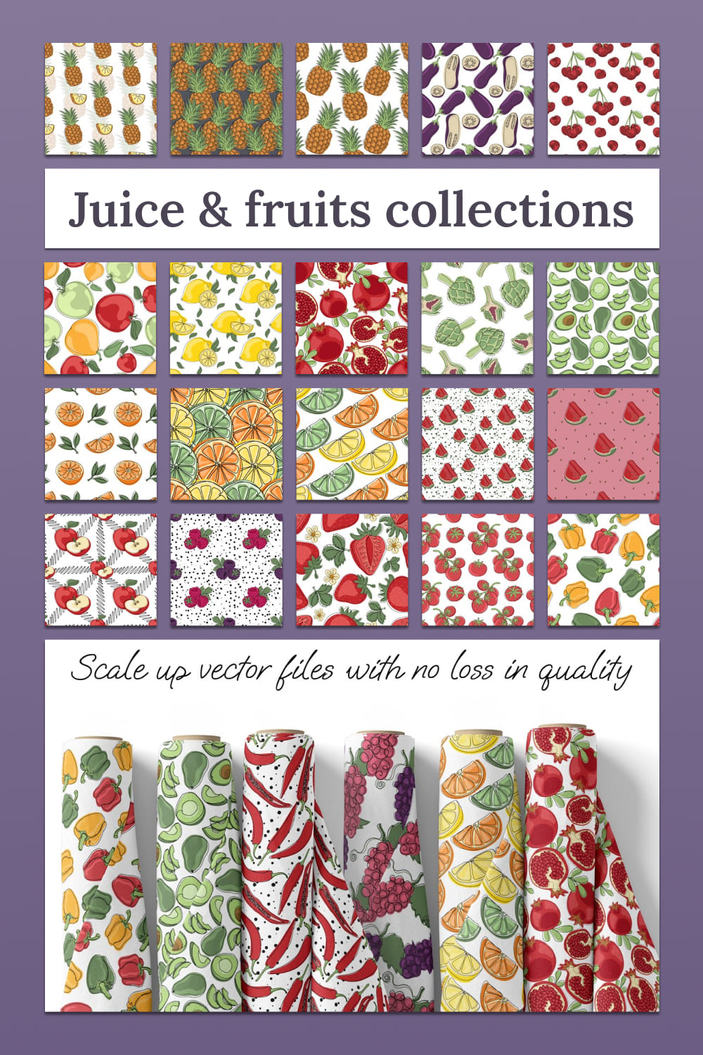 Juice fruits collections - pinterest image preview.
