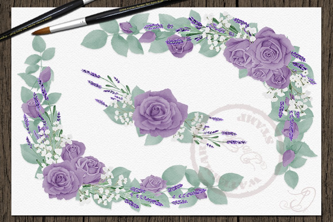 Purple roses for creating something more.