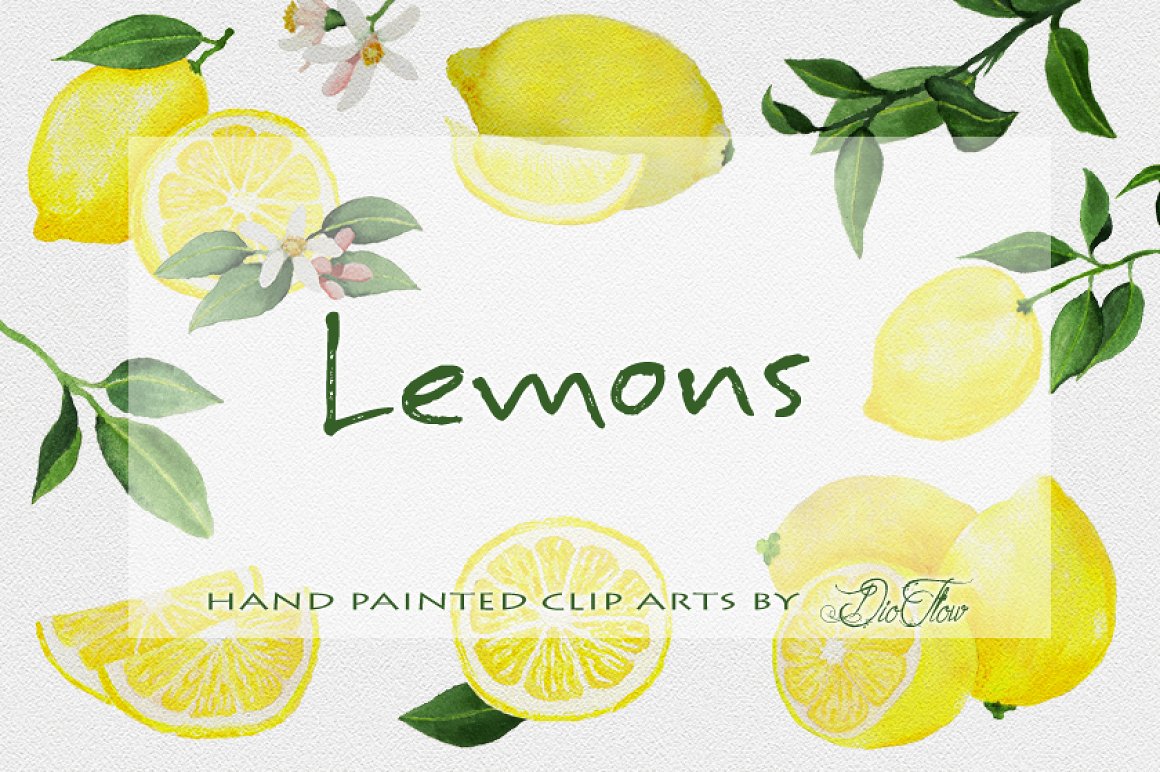 Realistic lemons for your project.