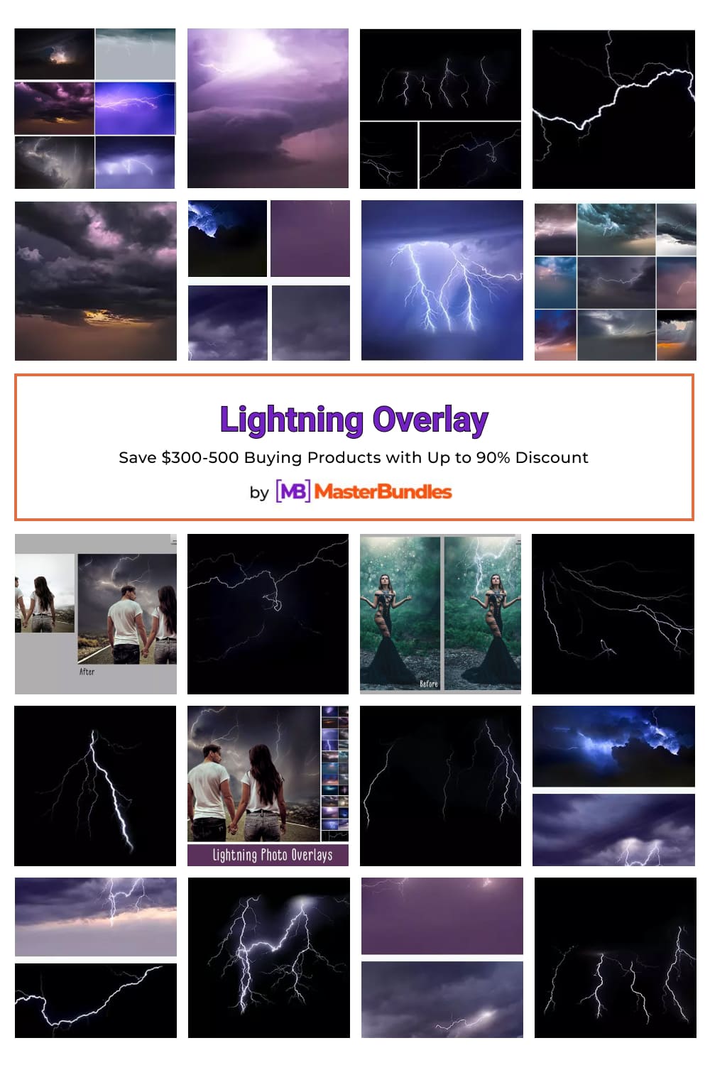 Lightning Overlay Pinterest image.