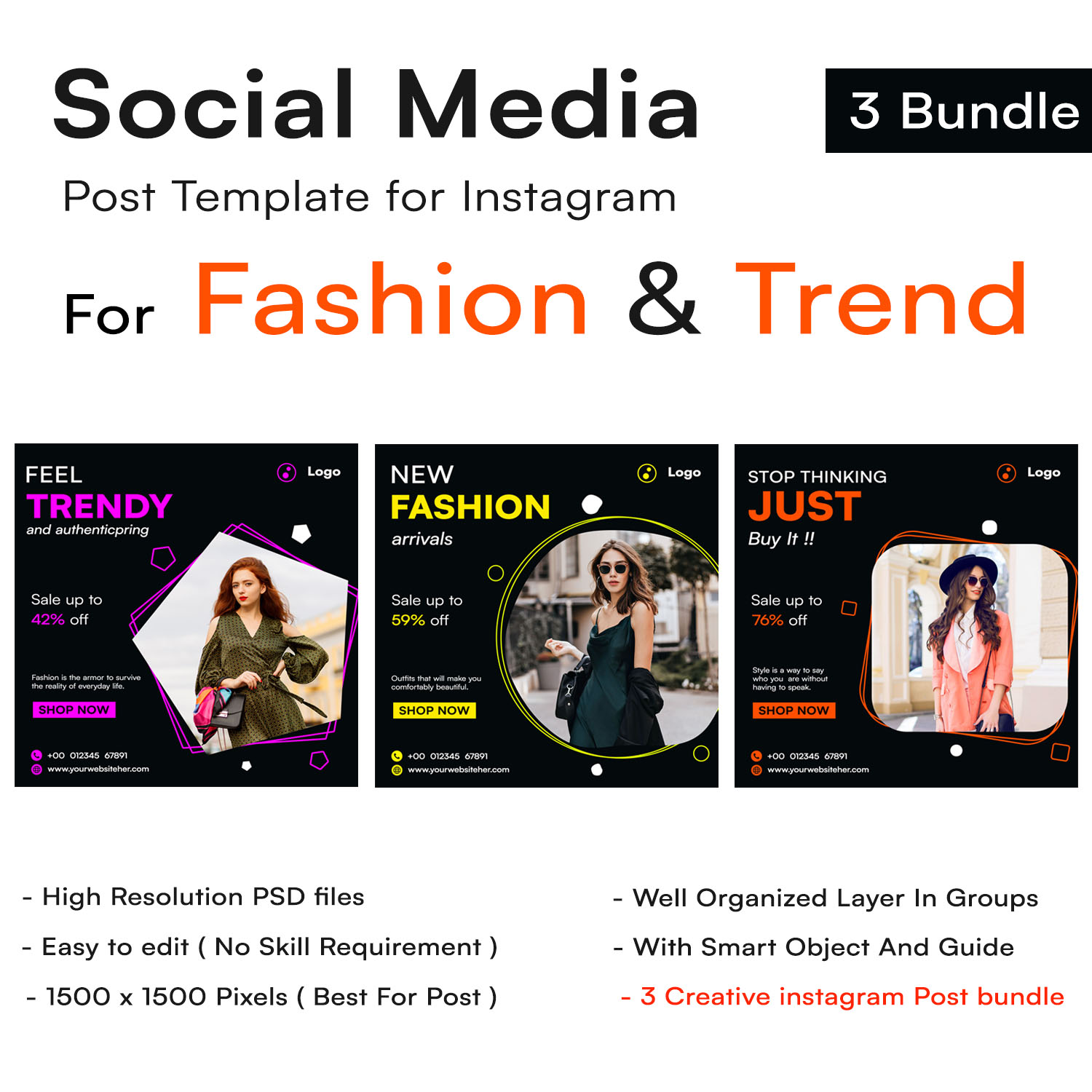 I wear clothes Validation Ashley Furman Fashion & Trend – Social Media Post Design Templates | MasterBundles