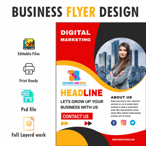 Business Flyer Design cover image.