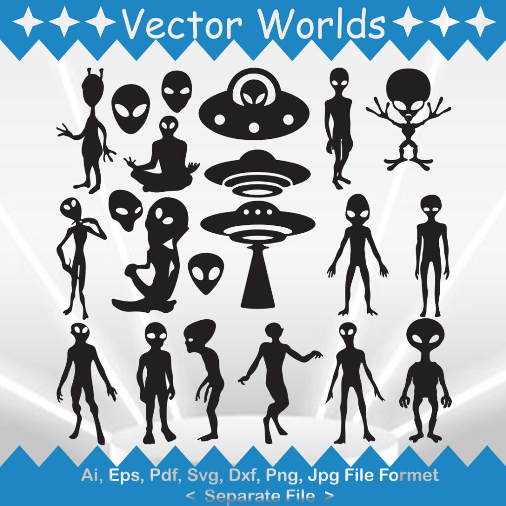 Alien svg, Aliens svg, Ufo svg, sci fi, space, SVG, ai, pdf, eps, svg ...