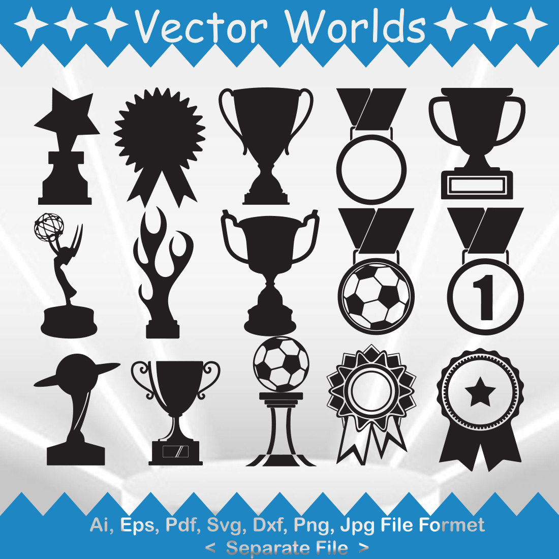 trophy vector png