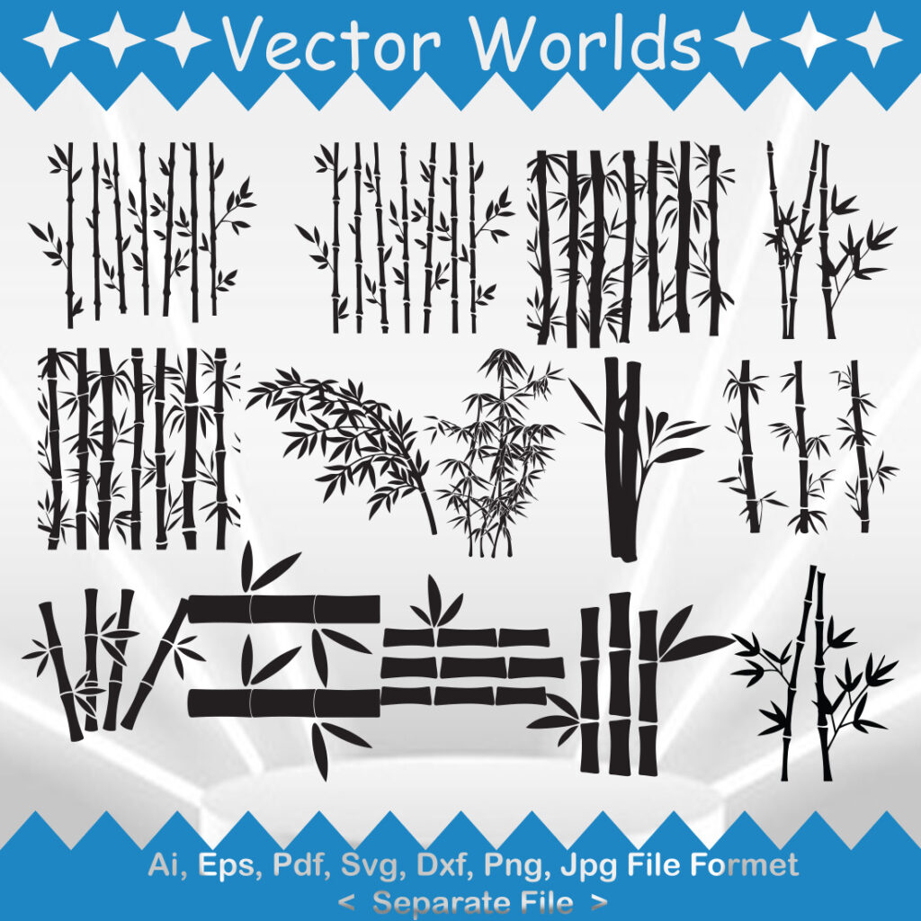 Bamboo svg, Bamboos svg, Green svg, panda, nature, SVG, ai, pdf, eps ...