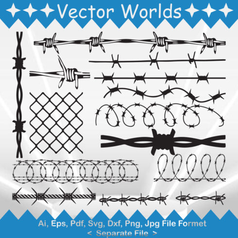 Barder Wires svg, Wire SVG, Boat SVG, AI, PDF, EPS, DXF, PNG