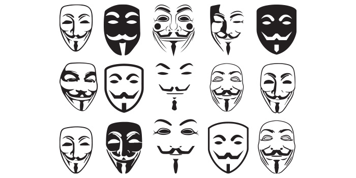 Anonymous Mask SVG, AI,PDF, EPD,DXF, PNG