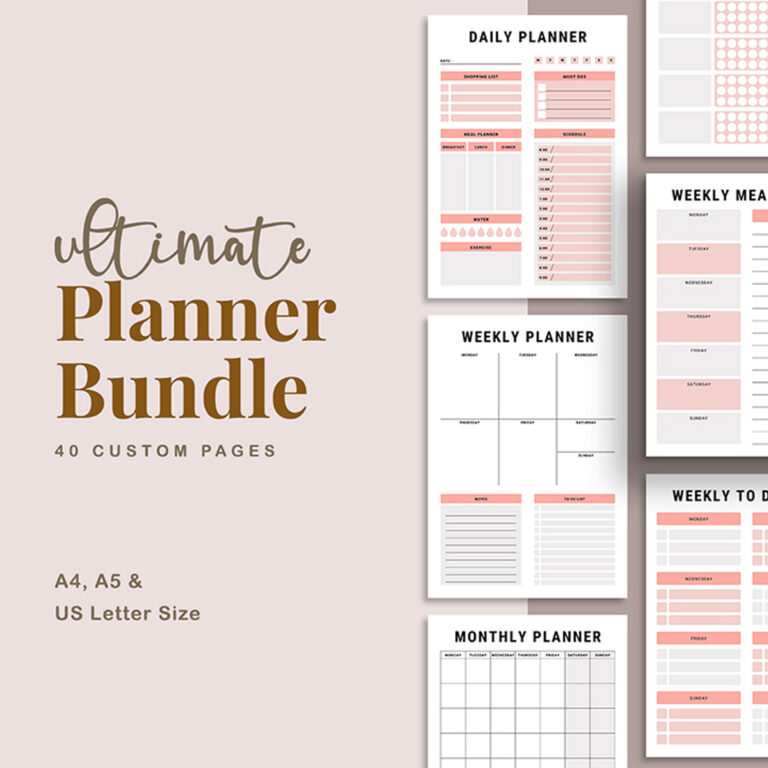 Canva Ultimate Planner Bundle Vol.24 | Master Bundles